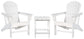 Ashley Express - Sundown Treasure 2 Outdoor Chairs with End Table