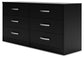 Ashley Express - Finch Six Drawer Dresser