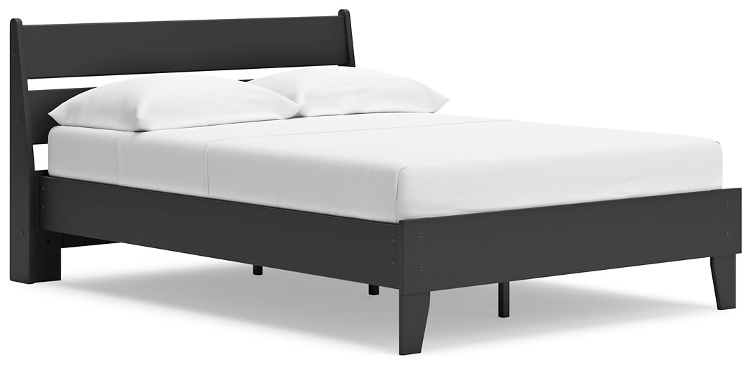 Ashley Express - Socalle Full Panel Platform Bed with Dresser and 2 Nightstands