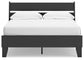 Ashley Express - Socalle Full Panel Platform Bed with 2 Nightstands