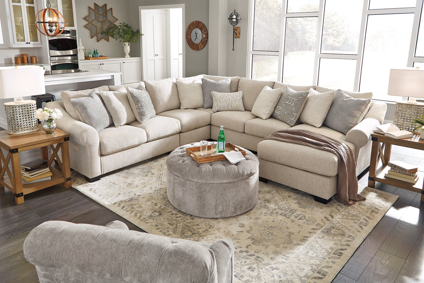 Ashley Express - Carnaby Oversized Accent Ottoman Wilson Furniture (OH)  in Bridgeport, Ohio. Serving Bridgeport, Yorkville, Bellaire, & Avondale