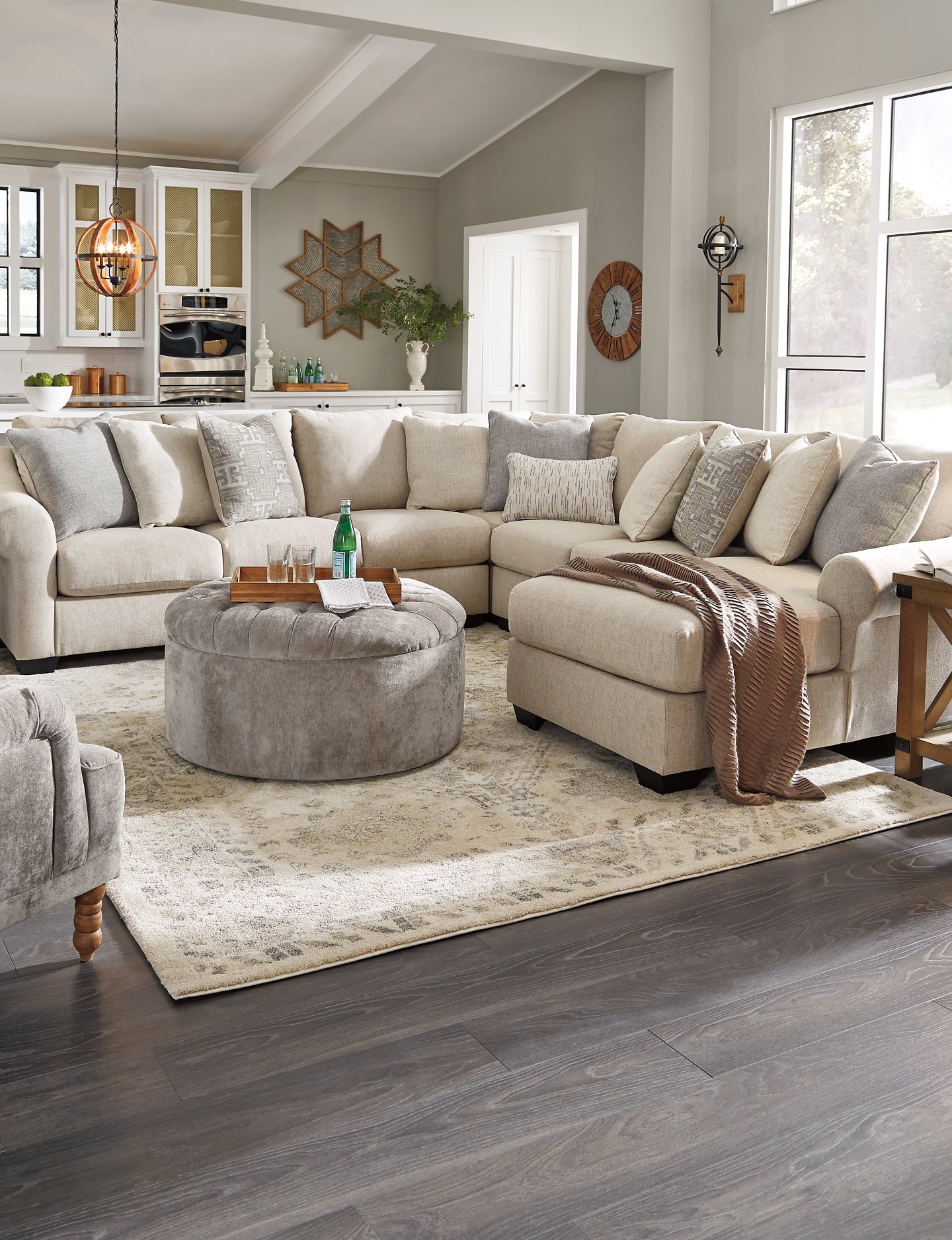 Ashley Express - Carnaby Oversized Accent Ottoman Wilson Furniture (OH)  in Bridgeport, Ohio. Serving Bridgeport, Yorkville, Bellaire, & Avondale