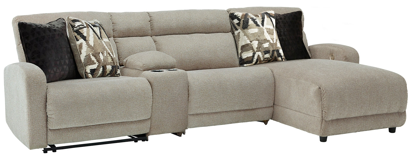 Colleyville 4-Piece Power Reclining Sectional with Chaise Wilson Furniture (OH)  in Bridgeport, Ohio. Serving Bridgeport, Yorkville, Bellaire, & Avondale